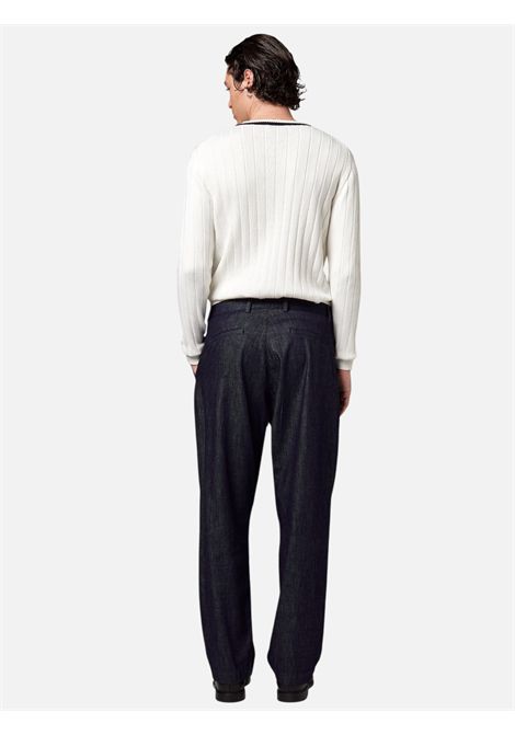 Pantalone chambray ALPHA ALPHA STUDIO | Pantaloni | 5391Q9000